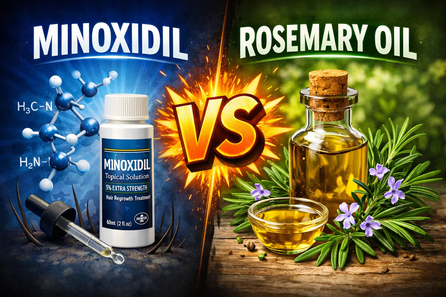 minoxidil vs rosemary oil