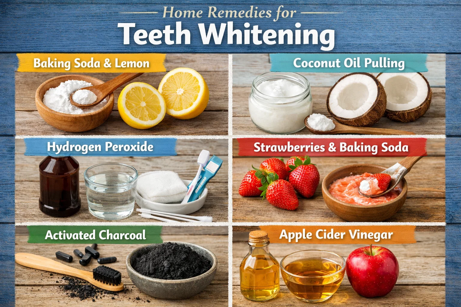 Home remedies for teeth whitening