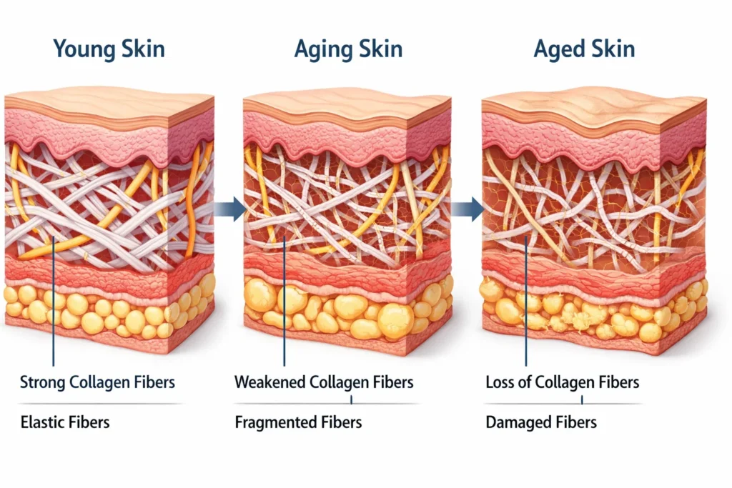 aging skin on the neck