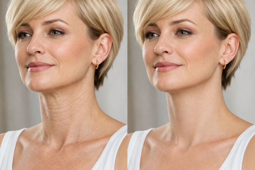 neck with care vs without care